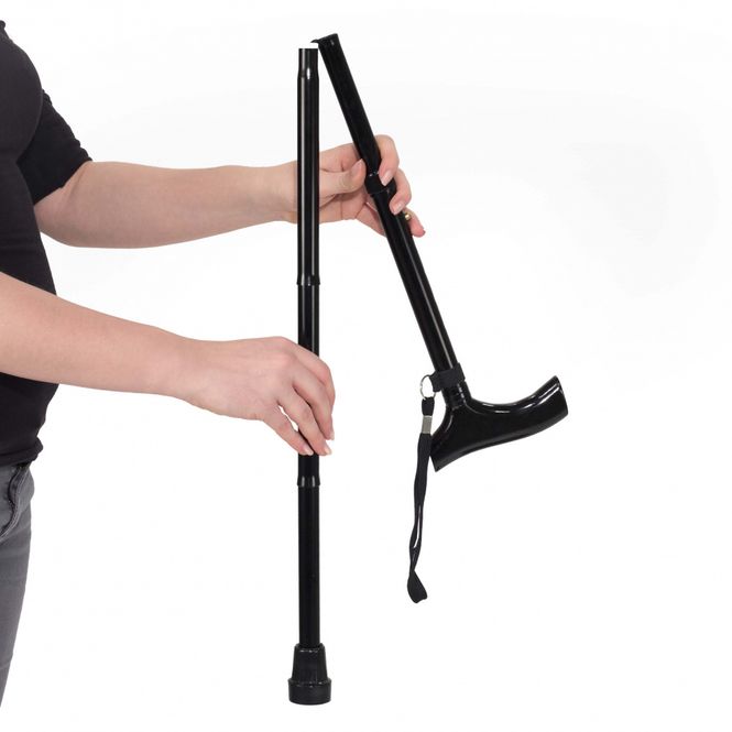 Hovedbilde Sammenleggbar stokk, svart