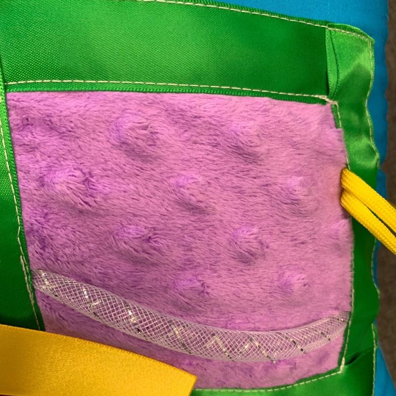 Sansepute for demens – taktil fiklepute turkis