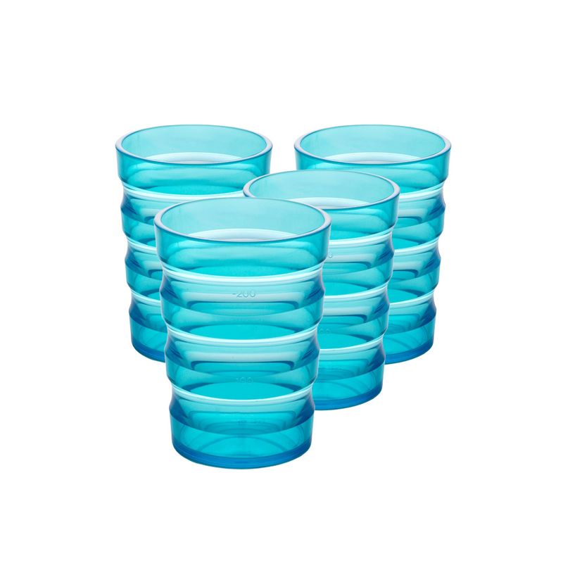 Godt grep kopp blå, 4pk